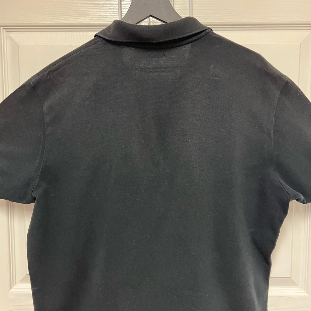 Polo by Ralph Lauren Black Polo Shirt with Red Logo - Picture 9 of 11